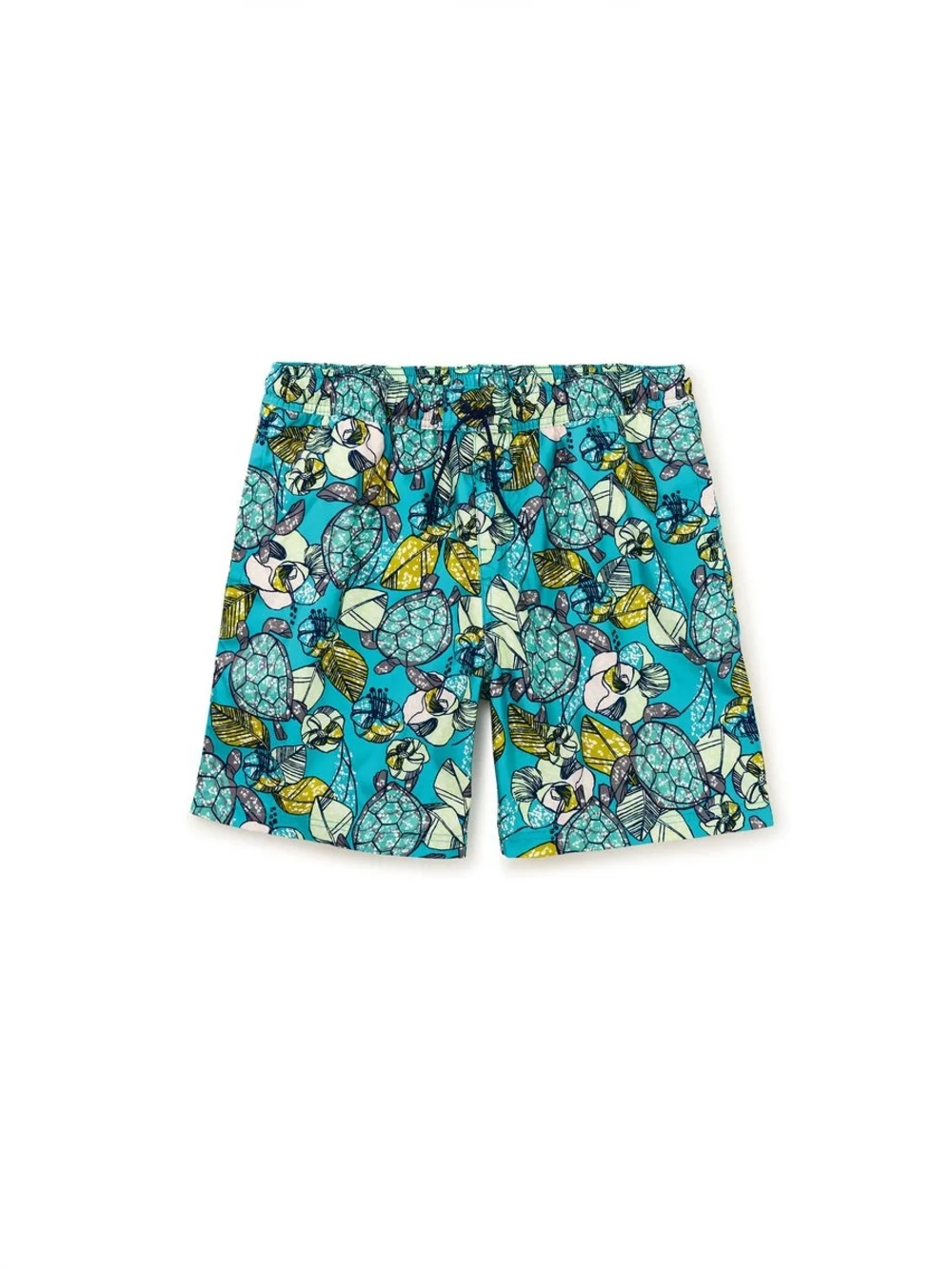 NWT Tea Collection Turtle Floral Swim Trunks Size 6 Kenya 2024